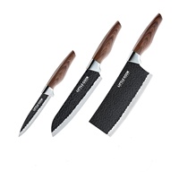 Manche ergonomique en plastique Couteau de cuisine chinois lame forgée avec tranchant pour la coupe de cuisine polyvalente