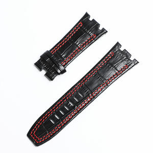 Bracelet en cuir de vache véritable pour Audemars <span class=keywords><strong>Piguet</strong></span> Royal Oak Series AP 15710 15703 26470, accessoires de montre en cuir véritable 28 mm - Product Image 3