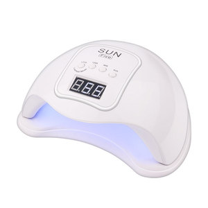 Lampe à ongles UV LED 48W, 24 LED, séchage rapide du vernis gel, avec plaque inférieure, capteur intelligent USB, lampe à ongles pour salon - Product Image 1