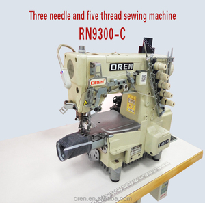 Macchina da cucire industriale con funzione di alimentazione manuale, dotata di capacità di cucitura a tre fili e cinque linee. RN9300-C - Product Image 2