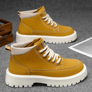 Botas para Hombre MP280, Estilo Otoño 2025, Zapatos de Trabajo Versátiles, Duraderos, Modernos, Transpirables, con Amortiguación, de Caña Alta, Casuales - Product Image 2