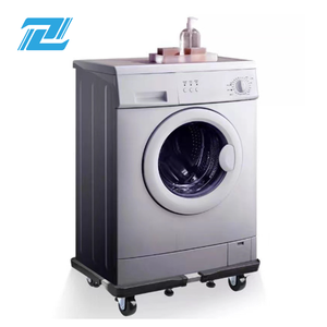D Roues mobiles Rang de machine à laver réglable <span class=keywords><strong>Support</strong></span> de base <span class=keywords><strong>Support</strong></span> de <span class=keywords><strong>support</strong></span> de train d'atterrissage Entièrement automatique - Product Image 2