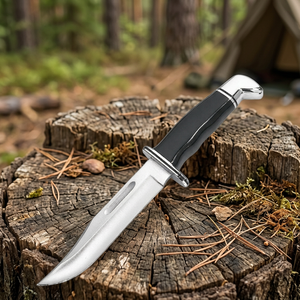 Couteau de chasse à lame fixe Apex Blades International, acier inoxydable, pointe tombante, 20 cm, manche en plastique, lame simple non réglable - Product Image 2