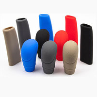 Silicone antidérapant à couvercle de pommeau de levier de vitesse universel voiture manuel changement de vitesse housses de protection manchon Auto accessoires intérieur