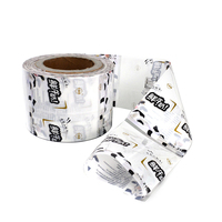Étiquettes thermorétractables personnalisées en PET PVC en rouleau pour l'emballage de bouteilles et de bocaux en verre