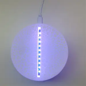 Không Khí Đèn Xmas Quà Tặng Bảng Đèn Điều Khiển Từ Xa Crack Cơ Sở Siêu Nấm USB Nhiều Màu 3D LED Đèn Ánh Sáng Ban Đêm