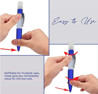 Flacon pulvérisateur de 5 ml avec vaporisateur pour désinfectant pour les mains à l'alcool ou parfum de voyage portable