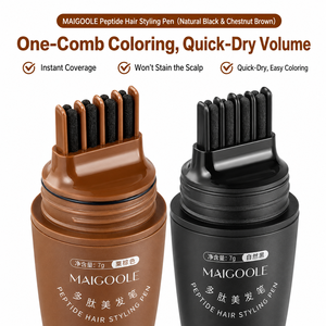 Peigne de coloration capillaire à base de plantes sans ammoniaque OEM/ODM 7g – Couvre les <span class=keywords><strong>cheveux</strong></span> blancs – Coloration <span class=keywords><strong>temporaire</strong></span> à action rapide - Product Image 4