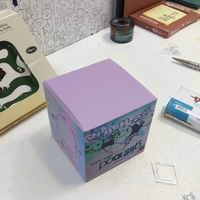 Petite boîte-cadeau en carton avec logo personnalisé Nouveau design avec emballage de jouets mystérieux à l'aveugle Matériaux recyclés