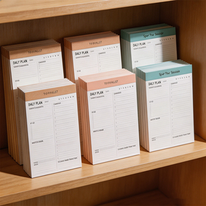 Bloc-notes minimaliste pour planificateur quotidien, liste de choses à faire, bloc d'horaire pour le travail au bureau - Product Image 4