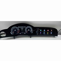 Autoradio et Tableau de Bord Android 13 à Double Écran 12.3" 4+64G pour Audi A6 2005-2009 2010-2012 LHD Unité Principale de Navigation
