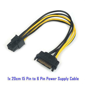 VER009 USB 3.0 PCI-E Riser VER 009S Express 1X 4x <span class=keywords><strong>8x</strong></span> 16x Extender Riser Adapter Card SATA 15pin to 6 Pin Power Cable - Product Image 5