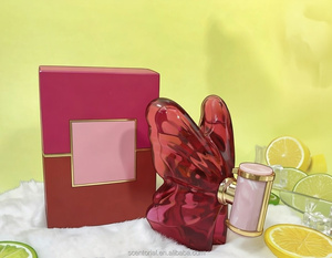 Perfume Premium Pink Butterfly, Aroma Adictivo a Frambuesa, Almizcle y Ambroxan, Dulce y Floral, EDT 80ml, Envío Rápido Internacional - Product Image 3