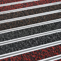 Nouveau design à bon prix Paillasson en aluminium Vente en gros Système d'entrée au sol durable Tapis d'entrée Tapis à usage intensif Paillasson