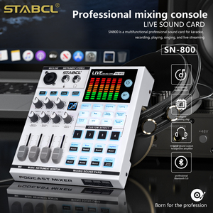 SN-800 <span class=keywords><strong>Card</strong></span> Âm Thanh Âm Thanh Thiết Lập Giao Diện Bên Ngoài USB Chức Năng Trực Tiếp Microphone <span class=keywords><strong>Card</strong></span> Âm Thanh Cho Máy Tính Điện Thoại thông minh - Product Image 2