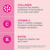 Super Collagène 270 Comprimés 1 Flacon avec Vitamine C Biotine Complément Peau Cheveux Ongles Contient des Antioxydants