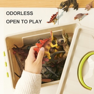 Mideer md1213 khủng long thiết lập 24pcs mô hình khủng long Hoang Dã chơi Bộ đồ chơi giáo dục - Product Image 4