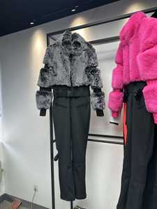 Combinaison de <span class=keywords><strong>Ski</strong></span> d'Hiver <span class=keywords><strong>Femme</strong></span> Coupe Ajustée Coupe-Vent et Chaude Respirante Grande Taille <span class=keywords><strong>Veste</strong></span> de <span class=keywords><strong>Ski</strong></span> Sportive d'Extérieur Une Pièce - Product Image 6