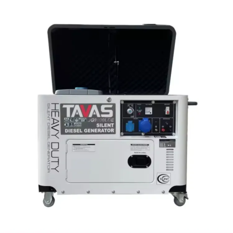 TAVAS Generator diesel portabel 5kva kualitas tinggi Generator Diesel senyap listrik tiga fase