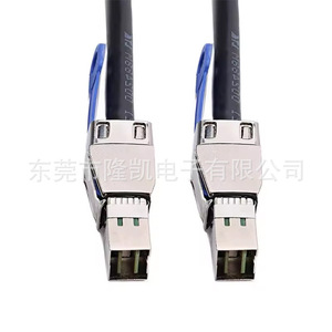 SFF-8644 to SFF-8644 SAS cable, 12Gbps server storage <b>RAID</b> <b>card</b> connection cable - Product Image 2