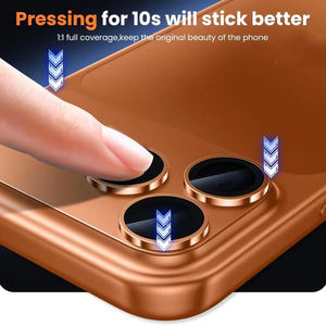Protection d'objectif d'appareil photo en verre métallique anti-rayures HD AR à couverture intégrale pour iPhone 17 Pro Max et iPhone 18 Pro - Product Image 5