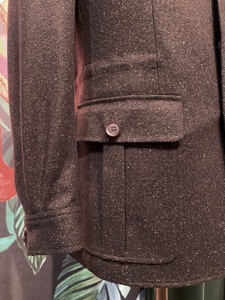 Nuovo stile invernale giacca safari windbreak in pura lana tinta unita più tasche tenere caldo gentiluomo alla moda su misura Mede - Product Image 5