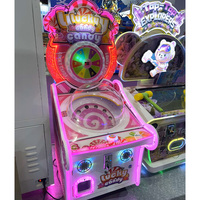 Machine de jeu d'arcade à monnayeur Lucky Candy, machine à roue de la fortune pour enfants, équipement de distribution de prix pour parcs d'attractions, centres de jeux et salles de jeux