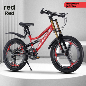 Bicicletas de Carretera Nuevas para Niños y Niñas de 20, 22 y 24 Pulgadas, Bicicletas de Montaña para Estudiantes con Doble Suspensión - Product Image 1