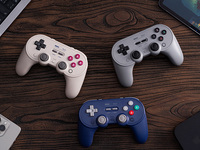 Control Inalámbrico 8BitDo Pro 3 Classic para Switch/Switch 2/PC/iOS/Android con Motor de Vibración y Seis Ejes