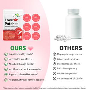 Solotree 30 đếm hỗ trợ lành mạnh Libido transdermal các bản vá lỗi nhãn hiệu riêng hormone cân bằng hỗ trợ tình yêu các bản vá lỗi cho nam giới và phụ nữ - Product Image 6