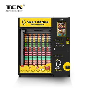 TCN Profesional đầy đủ tự động thực phẩm nóng máy bán hàng tự động đôi lò vi sóng nhanh chóng sưởi ấm Máy bán hàng tự động