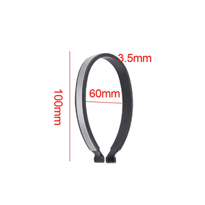 2PCS Bicycle Reflective Trouser <b>Clip</b> Cycling Gear Trouser Carabiner Safe Driving Reflective Warning Sticker Outdoor Seat Belt - Product Image 3
