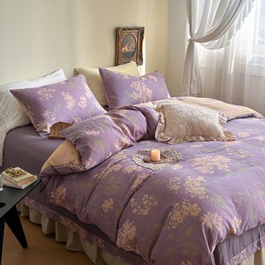 Premium Upgraded Triple Layer Gauze Cotton Bed Linen Breathable 100% Cotton Bedding Set Suitable for All Seasons