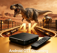 Boîtier IPTV Android OTT compact, prise en charge vidéo 4K, unité multimédia domestique sans fil Bluetooth
