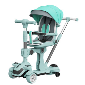 Trottinette portable à 3 roues pour enfants réglable pour bébé à 3 roues pour 5 6 7 <span class=keywords><strong>9</strong></span> 10 ans garçons et filles - Product Image 6