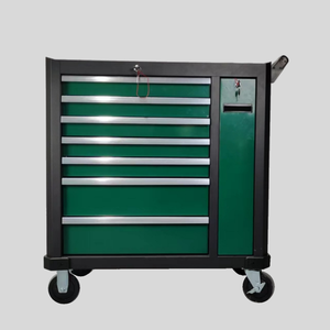 頑丈ハンドルツールカートトロリーローディングベアリングツールキャビネット7引き出し取り外し可能ワークベンチキャビネット - Product Image 3