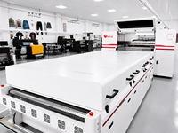 Imprimante DTF automatique 12 têtes rouleau-à-rouleau 1,2 m avec sécheur de poudre 3 zones |   Tête d'impression Epson I3200-A1 haute vitesse 120 m²/h multicolore