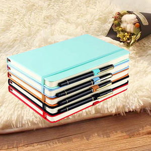 Venta al por mayor fabricante <span class=keywords><strong>profesional</strong></span> personalizado A5 Pu cuero impresión Tapa dura diarios Logo planificadores cuaderno de notas cuaderno escolar - Product Image 3