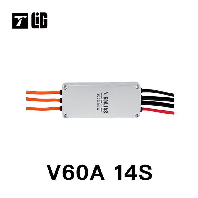 T-MOTOR V60A 14S Brushless ESC 60A High Voltage for Industrial VTOL Mapping Drone IP55 Waterproof Efficient Propulsion System