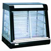 Lüks CE ticari 4 raflar tezgah cam sıcak gıda ekran isıtıcı taze kabine elektrikli aperatif vitrin otel Catering