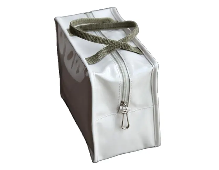 กระเป๋าเก็บความร้อนสำหรับอาหารกลางวัน,กระเป๋าฉนวนเก็บความเย็นกล่องอาหารกลางวันสำหรับผู้หญิงกระเป๋าปิกนิกหนัง PU หนังแก้วถือด้วยมือ