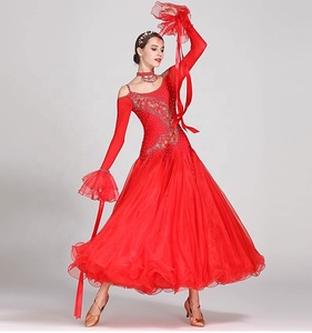 Hermoso vestido <span class=keywords><strong>de</strong></span> baile <span class=keywords><strong>de</strong></span> vals <span class=keywords><strong>Tango</strong></span> baile moderno baile <span class=keywords><strong>de</strong></span> salón traje <span class=keywords><strong>de</strong></span> actuación - Product Image 4