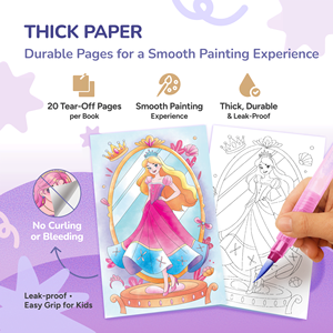 Joycat Aquarell-Set Spielzeug Aquarellmalerei Zeichnen Graffiti-Papier Notizblock DIY Tragbares Aquarell-Malbuch - Product Image 4