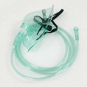 Masker oksigen Neonatal, masker oksigen medis tipe dewasa dan anak bahan lembut ramah kulit - Product Image 3