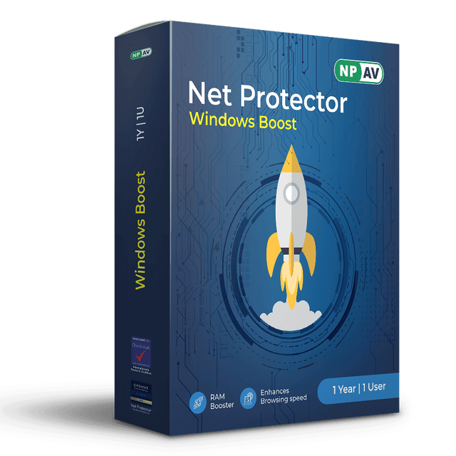 Net Protector PC Boost 1 User 1 Year Professional System Utility Performance Enhancement (In Stock Email Delivery 1 Hour No CD)