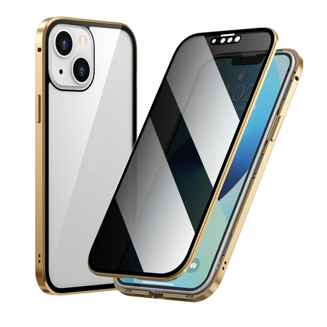 360 Degree Full Coverage Magnetic Glass Mobile Phone Case for iPhone 13 Mini 13Pro 13 Pro Max XR XS 6 7 8 SE
