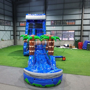 Tobogán Inflable Grande y Tóxico con Obstáculos, <span class=keywords><strong>de</strong></span> Doble Carril - Product Image 3