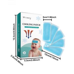 Patch Gel pendingin demam, disesuaikan anak-anak dan dewasa sehat cepat - Product Image 4