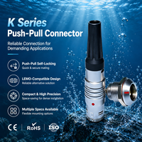 Connecteur multipin blindé en métal étanche à haute densité UHUB série K 2K 19 broches
