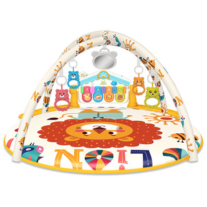 Weiche Spielmatten für Kleinkinder mit Musik, Frühförderungsspielzeug, Bauchlage-Aktivitätscenter, Sensorik-Spielzeug, Tragbare Spielmatte, <span class=keywords><strong>Baby</strong></span>-Gymnastikmatte - Product Image 1